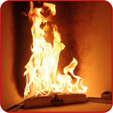 PN-EN 13823 – SBI – «Випробування будівельних виробів щодо реакції на вогонь.